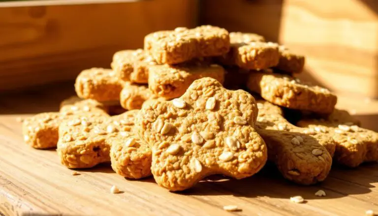 Peanut Butter Oat Dog Treats