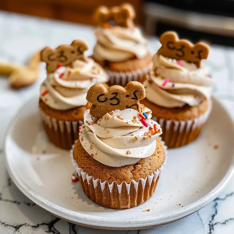 Dog Birthday Cupcakes (Peanut Butter Recipe) – Tail-Wagging Treats