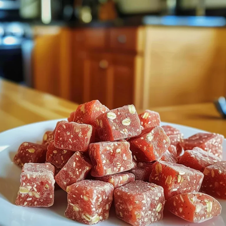 Strawberry & Oat Nibbles for Dogs: A Tasty Treat Recipe