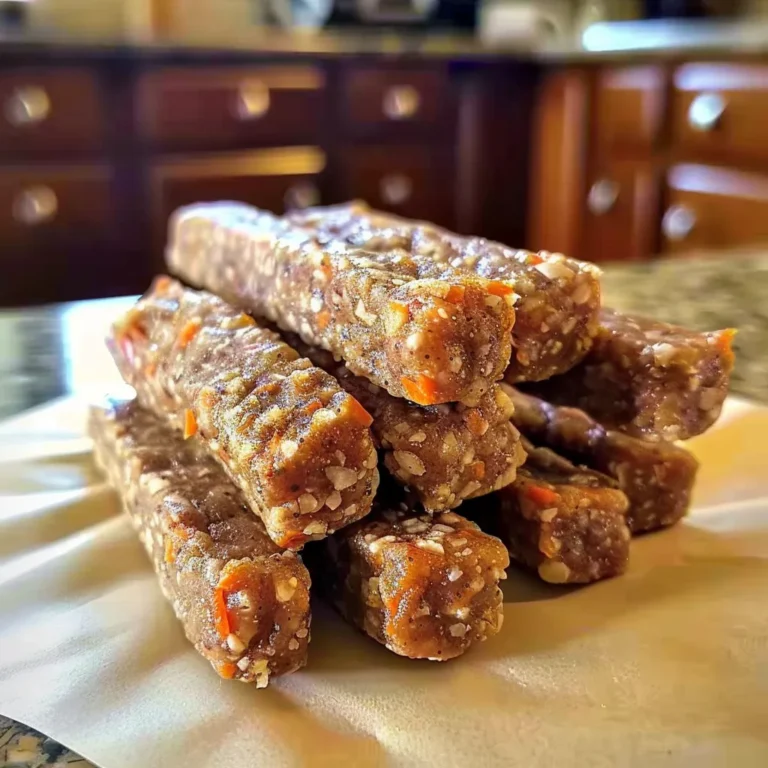 Beef & Carrot Chews for Dogs: Homemade Nutritious Treats