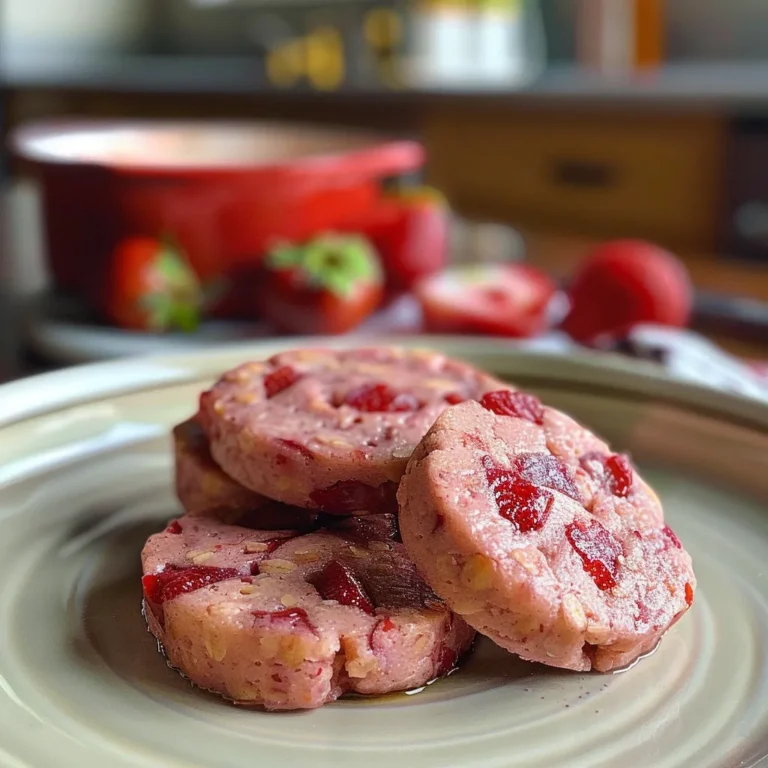 Strawberry and Yogurt Biscuits for Dogs – Homemade Treats