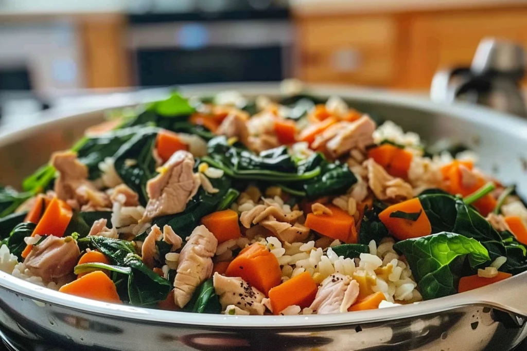 Tuna & Spinach Stew Recipe for Dogs