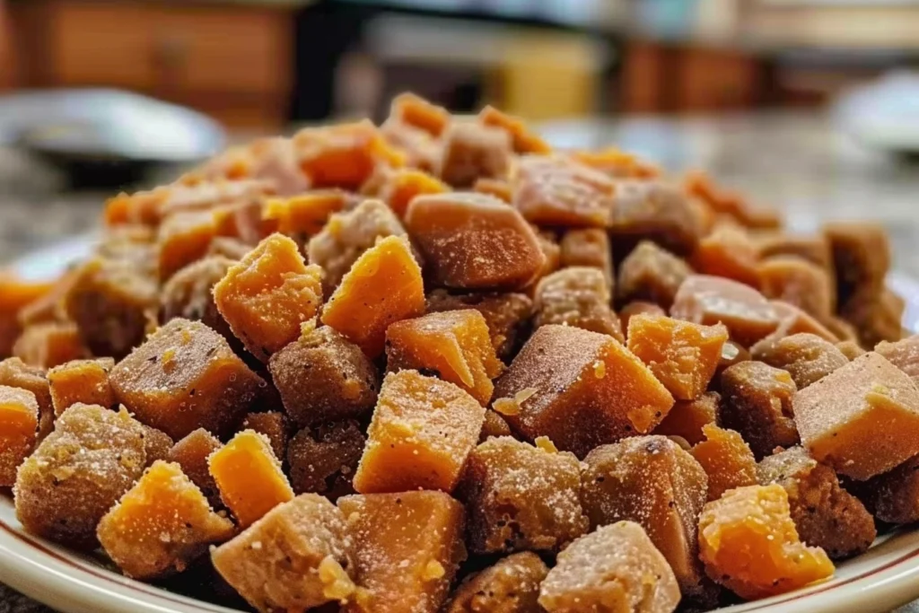 Homemade Sweet Potato & Apple Kibble Dog Recipe