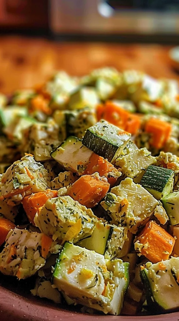 Zucchini & Carrot Crunch Recipe for Dogs