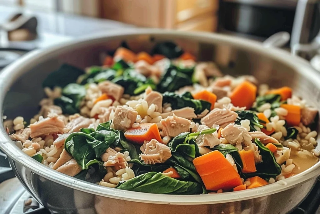 Tuna & Spinach Stew Recipe for Dogs