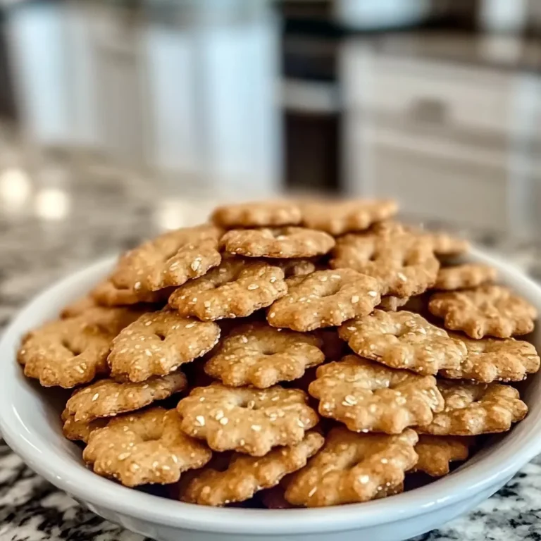 Mini Cheese & Oat Dog Crackers Recipe: A Crunchy Treat