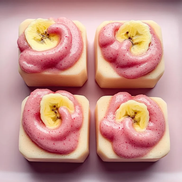 Strawberry & Banana Smoothie Cubes: A Healthy Treat