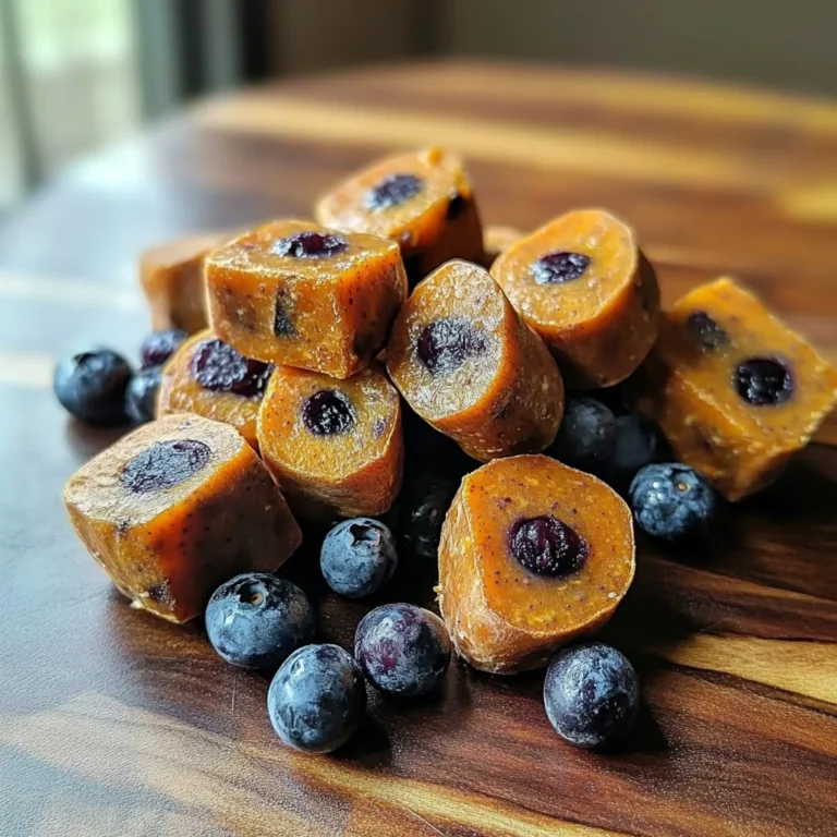 Sweet Potato & Blueberry Chews for Dogs: Healthy Treats