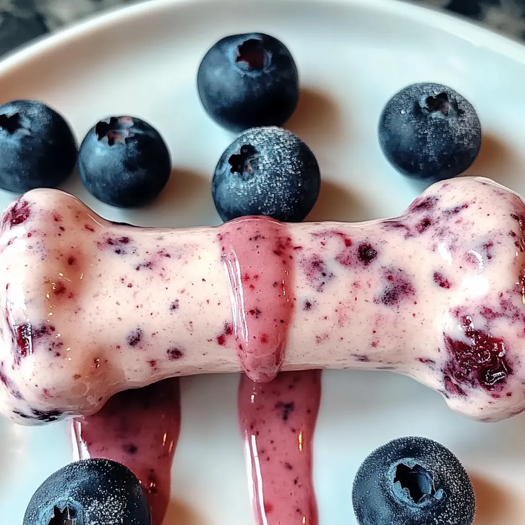 Berry Yogurt Frozen Bones Recipe for Dogs – Easy & Healthy Treats