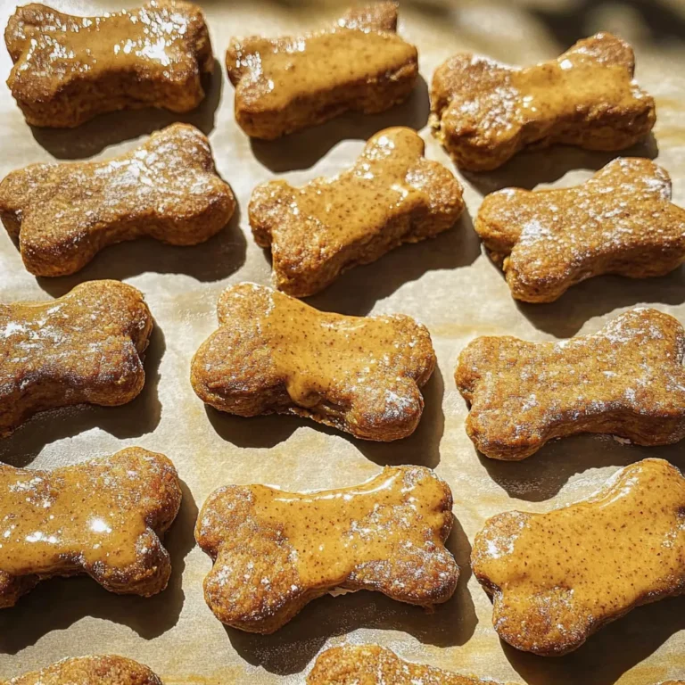Homemade Dog Treats (Peanut Butter and Pumpkin) Recipe